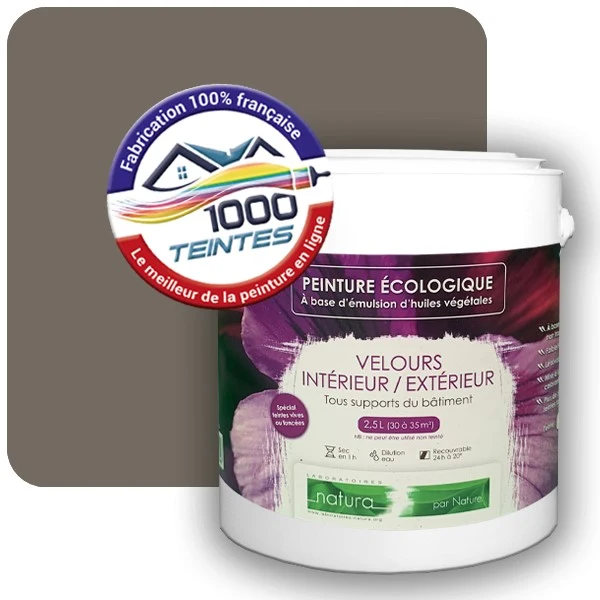 Peinture Natura Tassili® Les Jaunes (Mille Teintes E6-60) Intérieur/Extérieur VELOURS