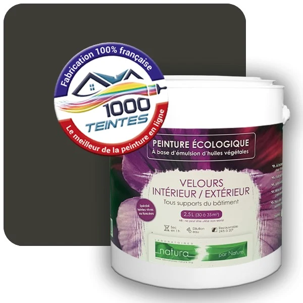 Peinture Natura Tassili® Olive Noir (RAL Classic 6015) Intérieur/Extérieur VELOURS