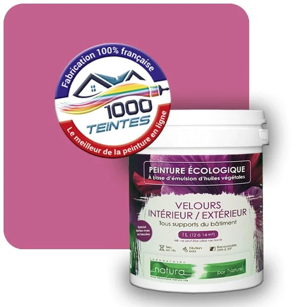 Peinture Natura Tassili® Violet Bruyère (RAL Classic 4003) Intérieur/Extérieur VELOURS