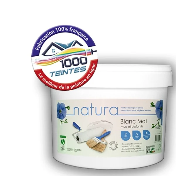 Peinture Natura Tassili® Blanc (TAS Grands-Travaux-461) Intérieur MAT
