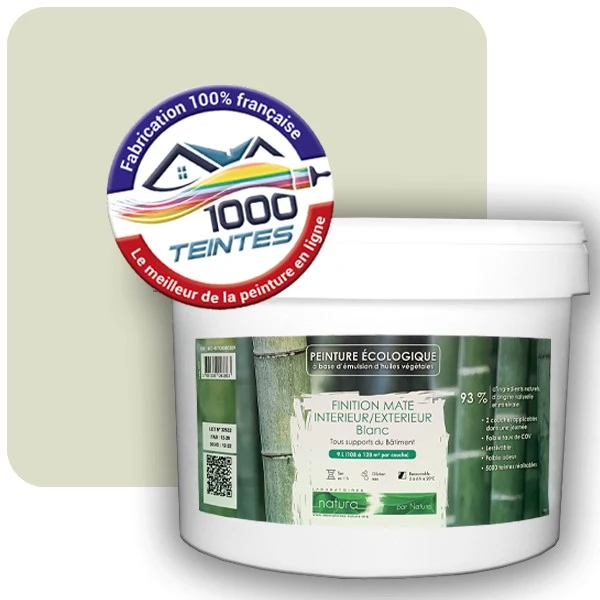 Peinture Natura Tassili® Les Verts (Mille Teintes E10-16) Intérieur/Extérieur MAT