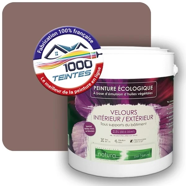 Peinture Natura Tassili® Les Roses (Mille Teintes E2-38) Intérieur/Extérieur VELOURS