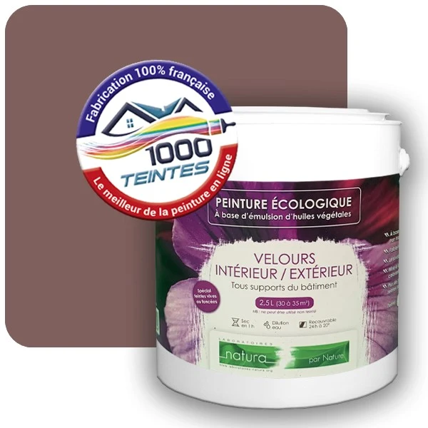 Peinture Natura Tassili® Les Roses (Mille Teintes E2-20) Intérieur/Extérieur VELOURS