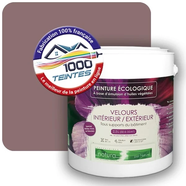 Peinture Natura Tassili® Les Roses (Mille Teintes E2-19) Intérieur/Extérieur VELOURS