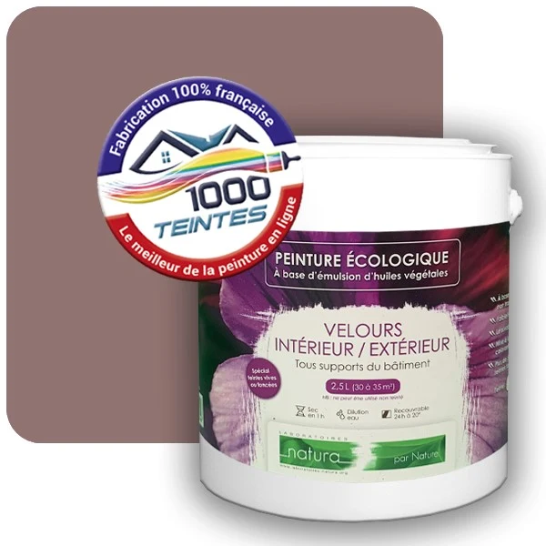 Peinture Natura Tassili® Les Roses (Mille Teintes E1-59) Intérieur/Extérieur VELOURS