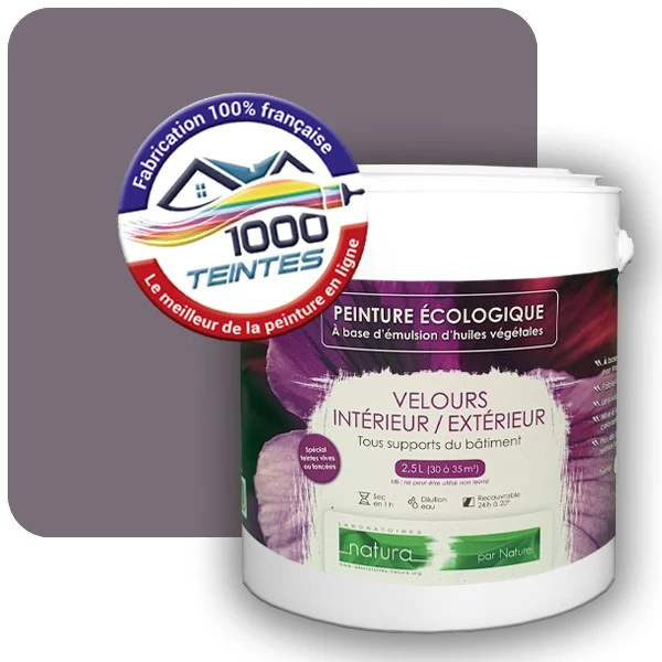 Peinture Natura Tassili® Les Roses (Mille Teintes E1-39) Intérieur/Extérieur VELOURS