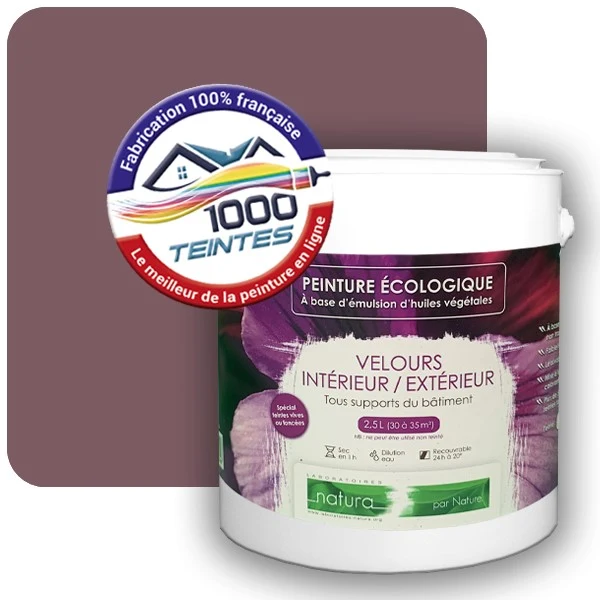 Peinture Natura Tassili® Les Roses (Mille Teintes E1-35) Intérieur/Extérieur VELOURS