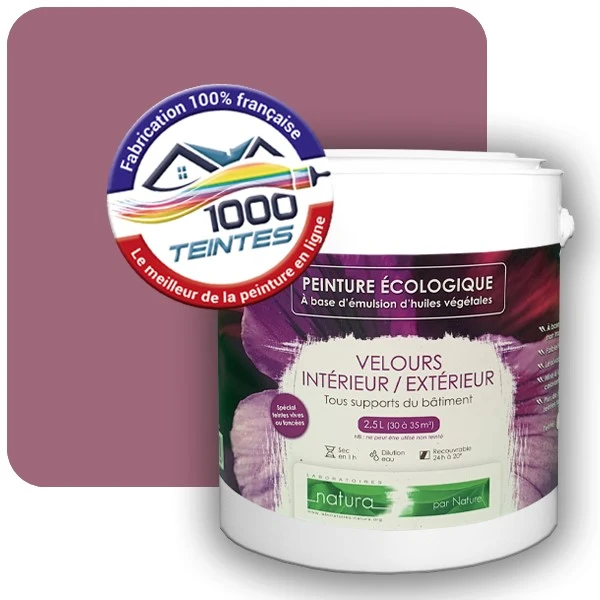 Peinture Natura Tassili® Les Roses (Mille Teintes E1-29) Intérieur/Extérieur VELOURS