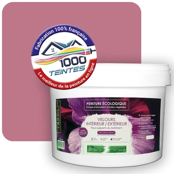 Peinture Natura Tassili® Les Roses (Mille Teintes E1-24) Intérieur/Extérieur VELOURS