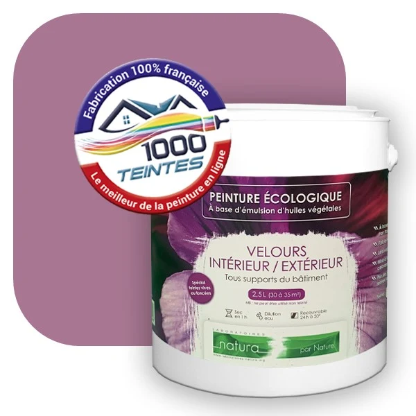 Peinture Natura Tassili® Les Roses (Mille Teintes E1-4) Intérieur/Extérieur VELOURS