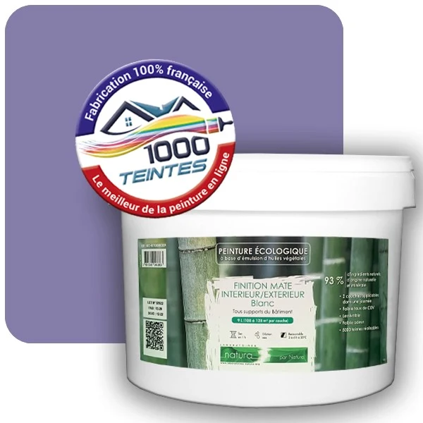 Peinture Natura Tassili® Les Violets (Mille Teintes E15-24) Intérieur/Extérieur MAT