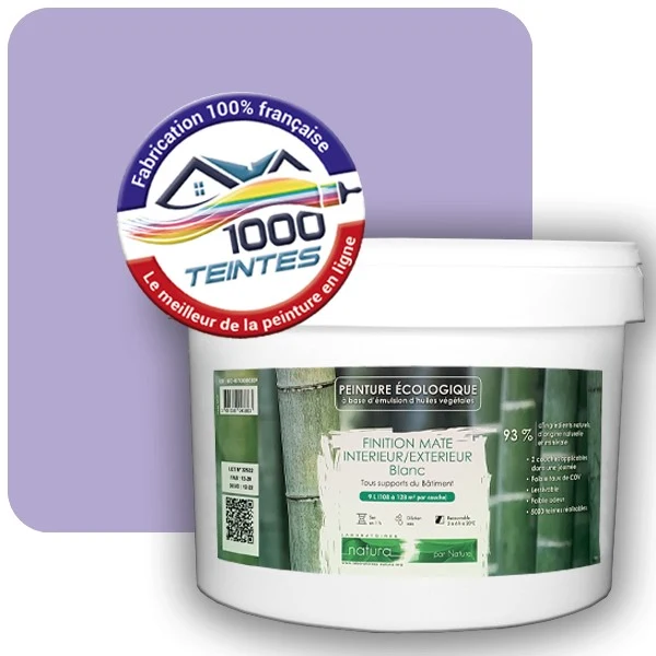 Peinture Natura Tassili® Les Violets (Mille Teintes E15-28) Intérieur/Extérieur MAT