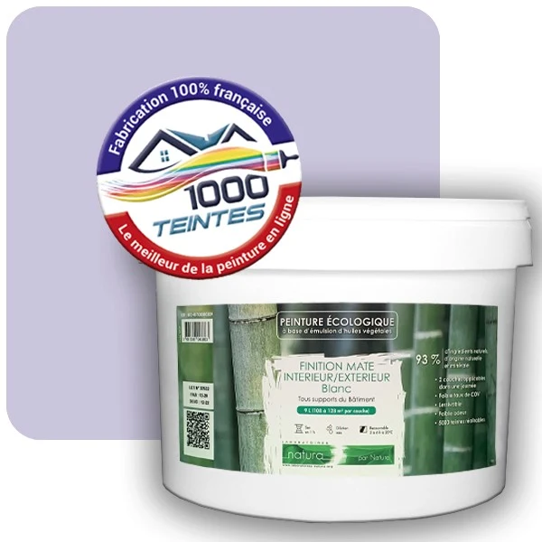 Peinture Natura Tassili® Les Violets (Mille Teintes E15-27) Intérieur/Extérieur MAT