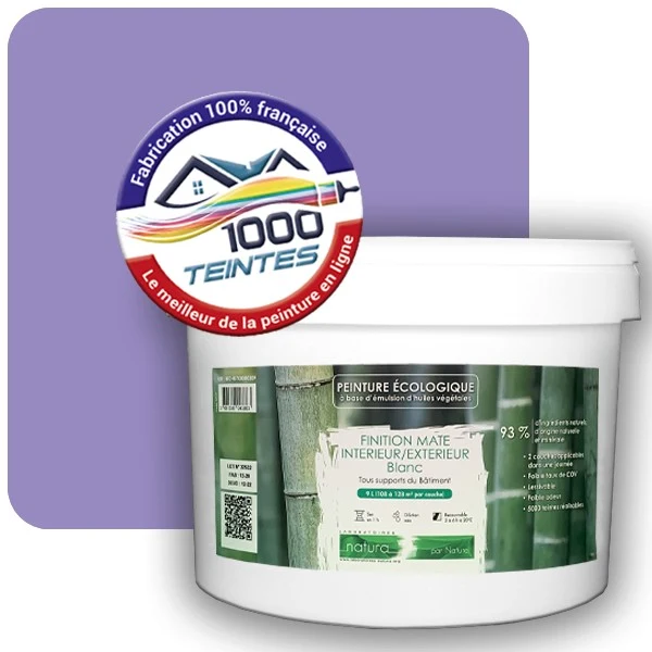 Peinture Natura Tassili® Les Violets (Mille Teintes E15-29) Intérieur/Extérieur MAT