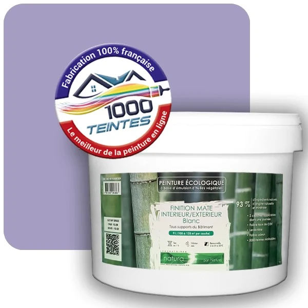 Peinture Natura Tassili® Les Violets (Mille Teintes E15-33) Intérieur/Extérieur MAT