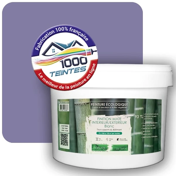 Peinture Natura Tassili® Les Violets (Mille Teintes E15-34) Intérieur/Extérieur MAT