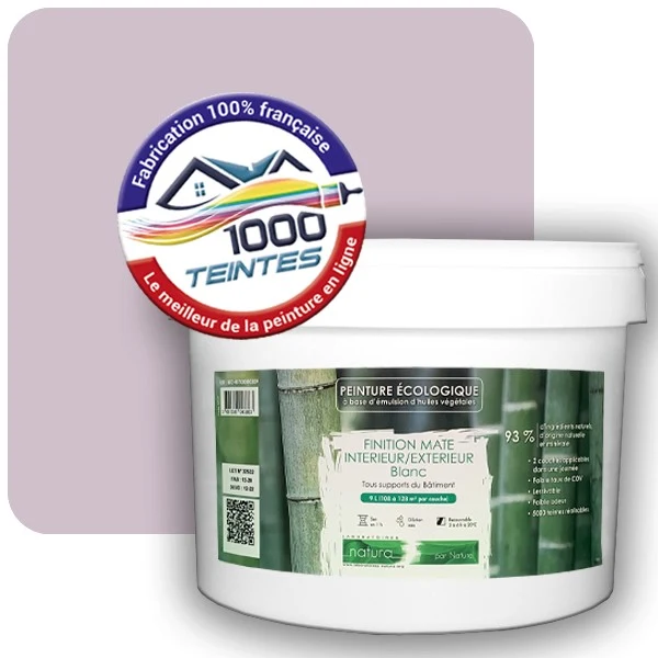 Peinture Natura Tassili® Les Violets (Mille Teintes E15-42) Intérieur/Extérieur MAT