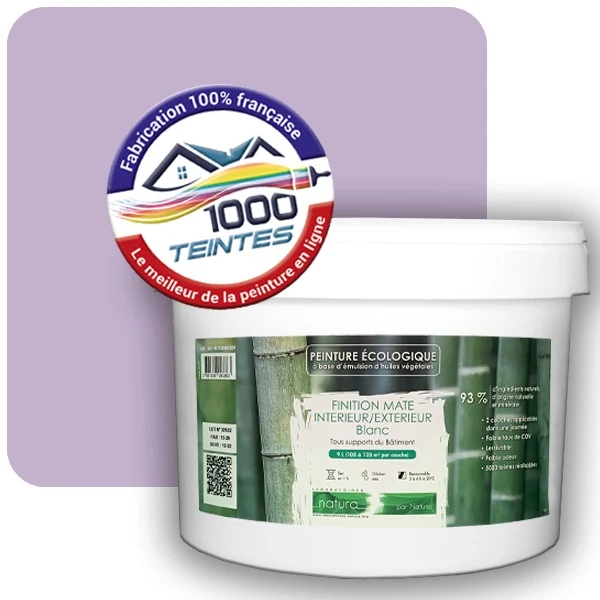 Peinture Natura Tassili® Les Violets (Mille Teintes E15-43) Intérieur/Extérieur MAT