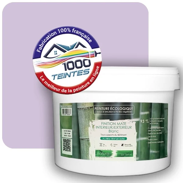 Peinture Natura Tassili® Les Violets (Mille Teintes E15-47) Intérieur/Extérieur MAT