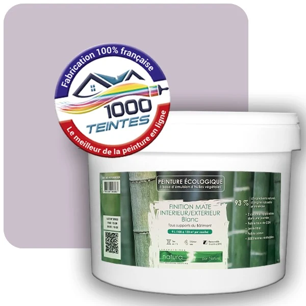 Peinture Natura Tassili® Les Violets (Mille Teintes E15-52) Intérieur/Extérieur MAT