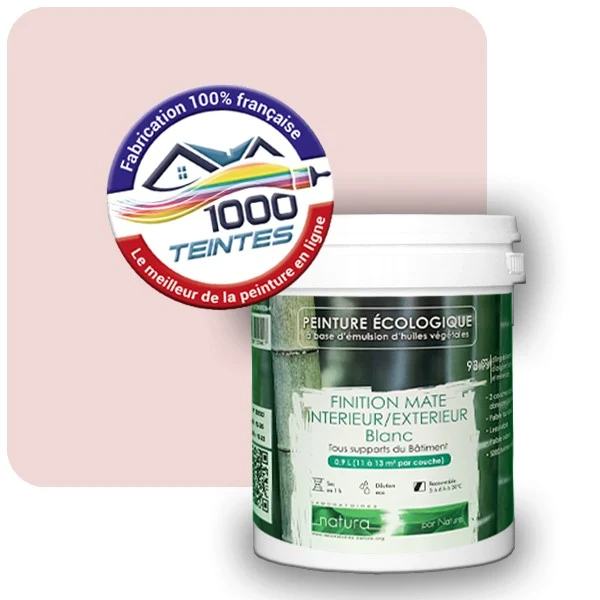 Peinture Natura Tassili® Les Roses (Mille Teintes E2-1) Intérieur/Extérieur MAT
