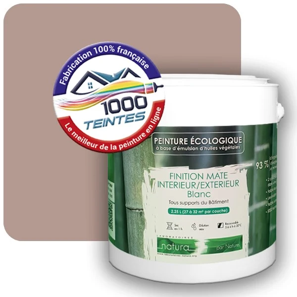 Peinture Natura Tassili® Les Rouges (Mille Teintes E3-18) Intérieur/Extérieur MAT