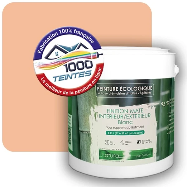 Peinture Natura Tassili® Les Rouges (Mille Teintes E3-42) Intérieur/Extérieur MAT
