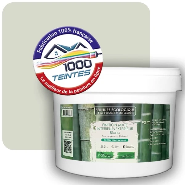 Peinture Natura Tassili® Les Verts (Mille Teintes E10-56) Intérieur/Extérieur MAT