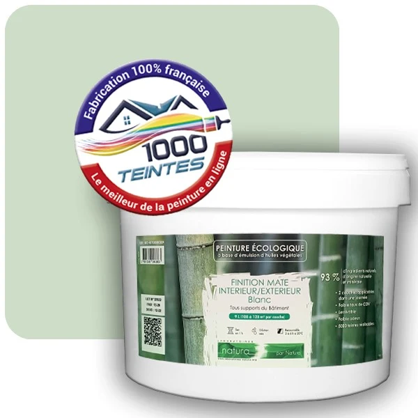 Peinture Natura Tassili® Les Verts (Mille Teintes E11-11) Intérieur/Extérieur MAT