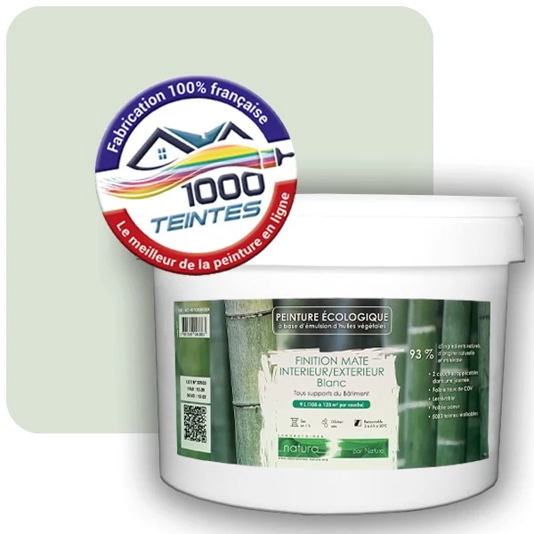 Peinture Natura Tassili® Les Verts (Mille Teintes E11-16) Intérieur/Extérieur MAT