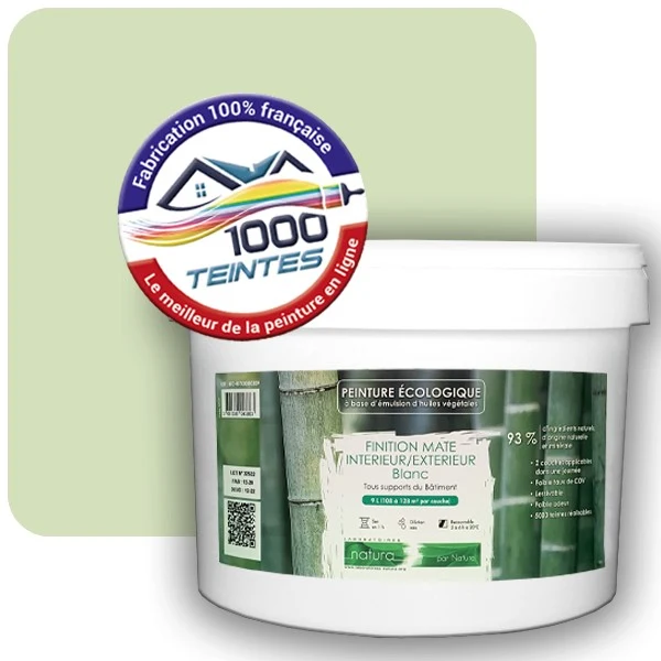 Peinture Natura Tassili® Les Verts (Mille Teintes E11-31) Intérieur/Extérieur MAT