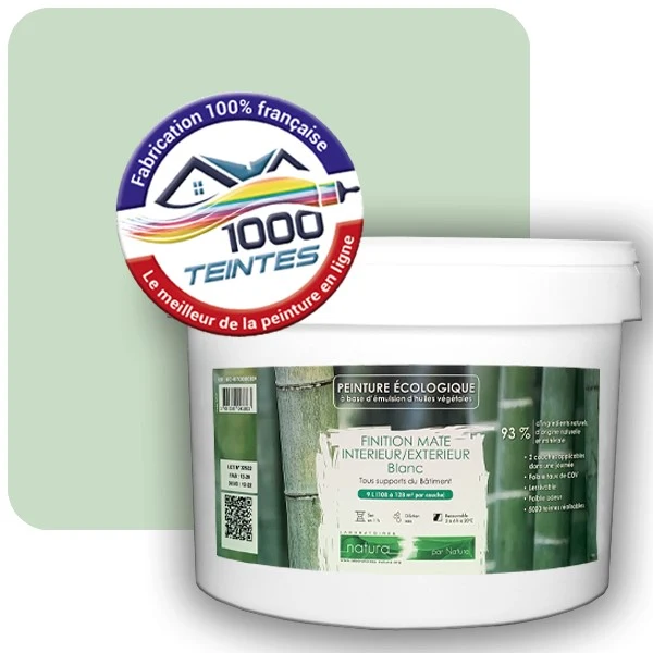 Peinture Natura Tassili® Les Verts (Mille Teintes E11-51) Intérieur/Extérieur MAT