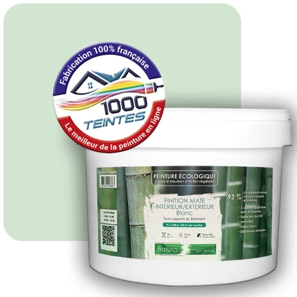 Peinture Natura Tassili® Les Verts (Mille Teintes E11-46) Intérieur/Extérieur MAT