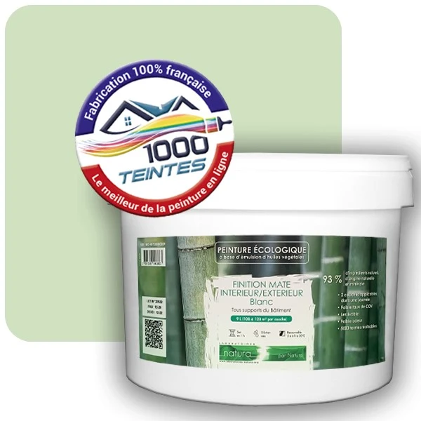 Peinture Natura Tassili® Les Verts (Mille Teintes E11-6) Intérieur/Extérieur MAT