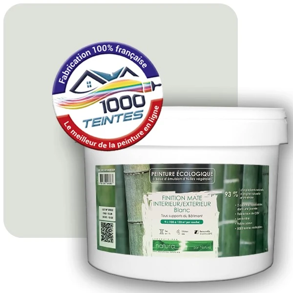 Peinture Natura Tassili® Les Verts (Mille Teintes E12-16) Intérieur/Extérieur MAT