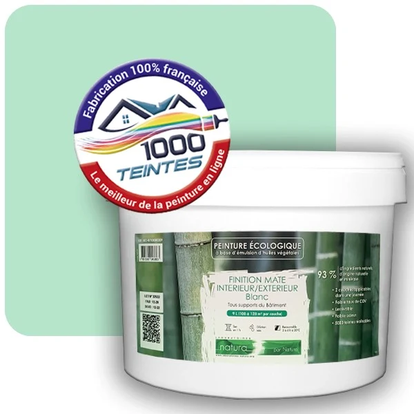Peinture Natura Tassili® Les Verts (Mille Teintes E12-2) Intérieur/Extérieur MAT