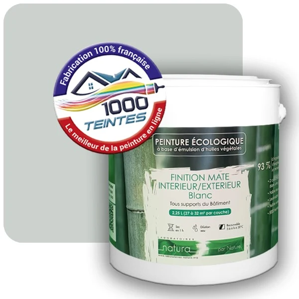 Peinture Natura Tassili® Les Verts (Mille Teintes E12-17) Intérieur/Extérieur MAT