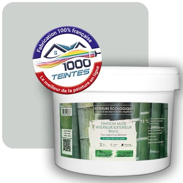 Peinture Natura Tassili® Les Verts (Mille Teintes E12-17) Intérieur/Extérieur MAT