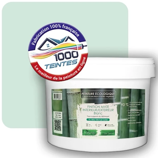 Peinture Natura Tassili® Les Verts (Mille Teintes E12-26) Intérieur/Extérieur MAT