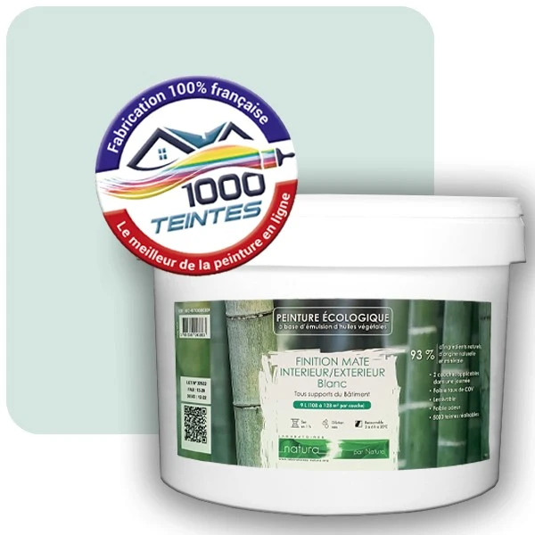Peinture Natura Tassili® Les Verts (Mille Teintes E12-41) Intérieur/Extérieur MAT