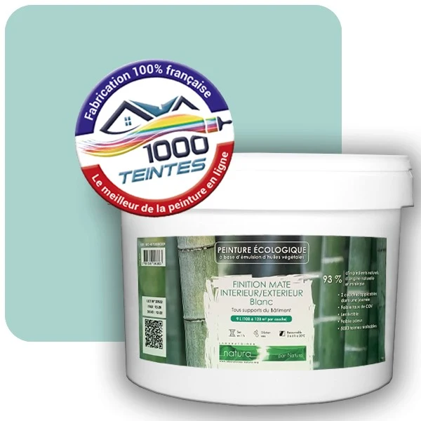 Peinture Natura Tassili® Les Verts (Mille Teintes E12-52) Intérieur/Extérieur MAT