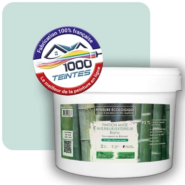 Peinture Natura Tassili® Les Verts (Mille Teintes E12-51) Intérieur/Extérieur MAT