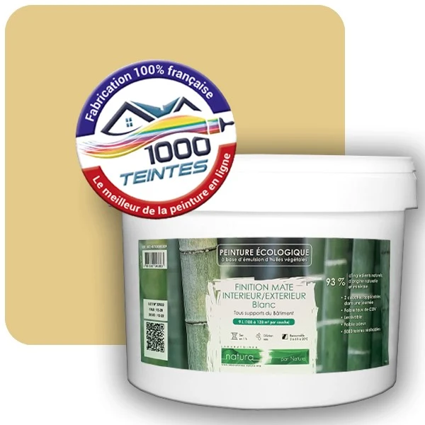 Peinture Natura Tassili® Les Jaunes (Mille Teintes E6-32) Intérieur/Extérieur MAT