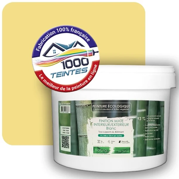 Peinture Natura Tassili® Les Jaunes (Mille Teintes E7-2) Intérieur/Extérieur MAT