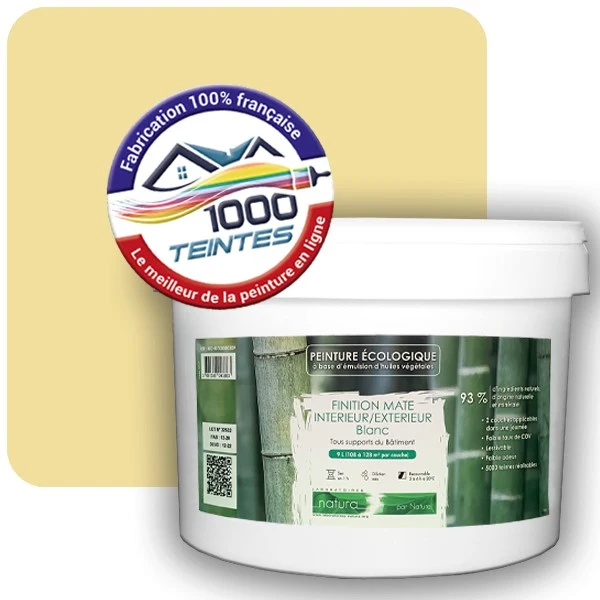 Peinture Natura Tassili® Les Jaunes (Mille Teintes E7-27) Intérieur/Extérieur MAT