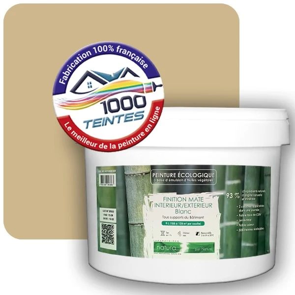 Peinture Natura Tassili® Les Jaunes (Mille Teintes E7-32) Intérieur/Extérieur MAT