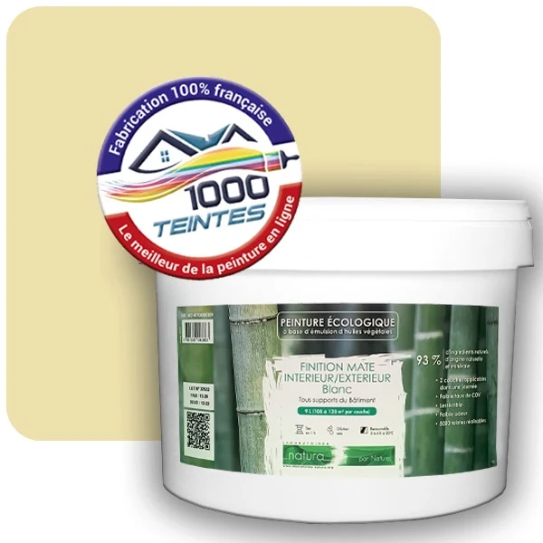 Peinture Natura Tassili® Les Jaunes (Mille Teintes E7-46) Intérieur/Extérieur MAT