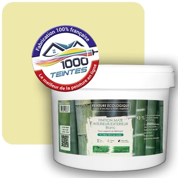 Peinture Natura Tassili® Les Jaunes (Mille Teintes E7-41) Intérieur/Extérieur MAT