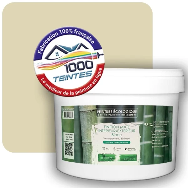 Peinture Natura Tassili® Les Verts (Mille Teintes E9-12) Intérieur/Extérieur MAT