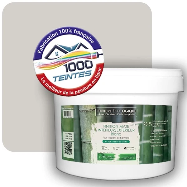 Peinture Natura Tassili® Les Verts (Mille Teintes E9-17) Intérieur/Extérieur MAT